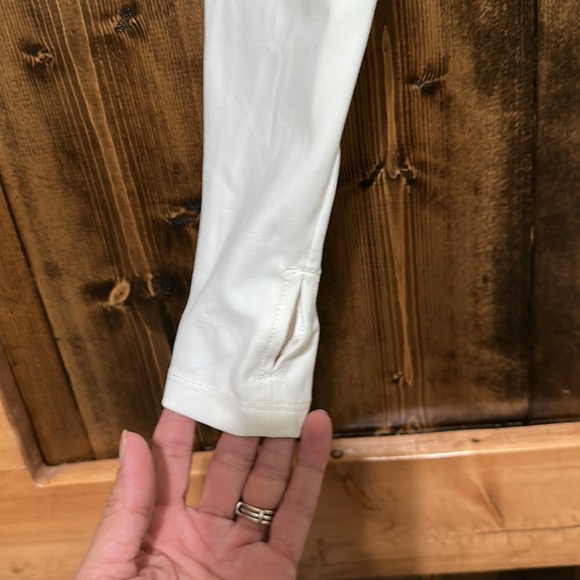 New Halara White Cloudful™ Long Sleeve Cropped Sport Top - Picture 5 of 6